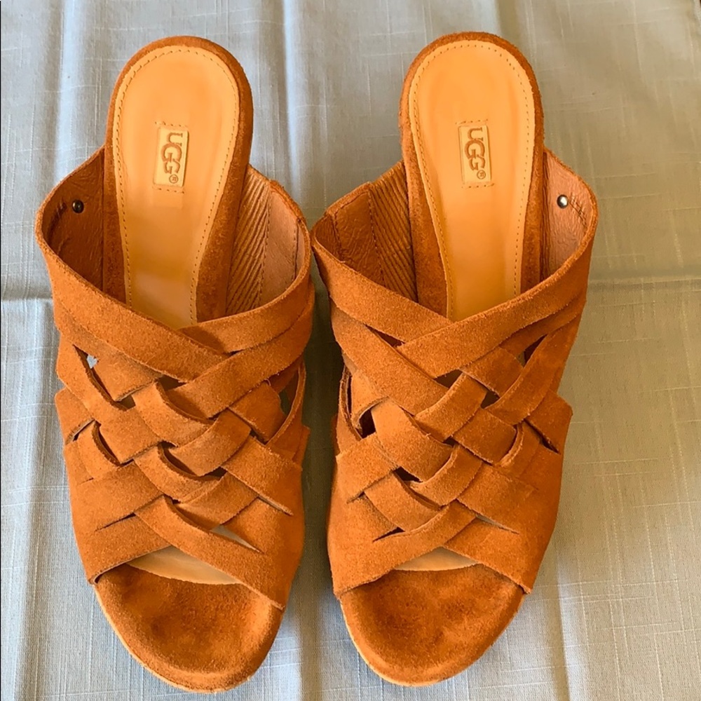 Ugg Wedge Sandals Size 8